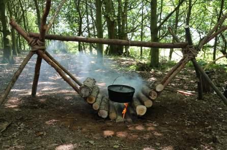 Once cooled, remove unburned fuel. 21. Remove all logs and totally drenchthe fire pit with water to ensure it is out. 22.