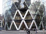 The full name of the Gherkin is actually 30 St Mary Axe. The bottom of the tower.