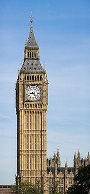 Big Ben Big Ben is the name given to the large bell inside the clock tower of the Palace of Westminster