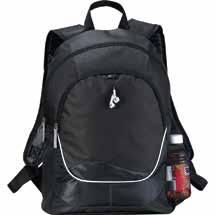 5142BL, G, RD - Coil Backpack Made from 600D Polyester. Large zippered main compartment with headphone port.