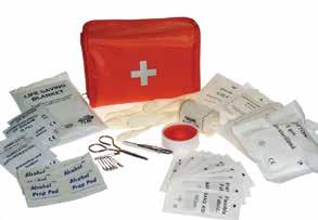 9922 - First Aid Kit This handy fist aid kit is useful in most situations and includes a comprehensive range of first aid items.