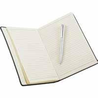 9137BK, BL - Dovana Large JournalBook Elastic pen