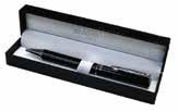 BA1003 - Balmain Ballpoint Pen Contemporary exclusive twist action design metal ballpoint pen presented in a matching lacquered Balmain gift box.