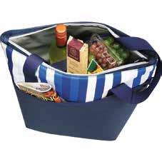 AZ1005BK, BL - Arctic Zone 30-Can Cooler Tote Large main zippered compartment holds up to 30 cans.