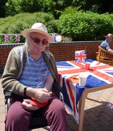 Residents took part in a royal quiz and listened to songs from every
