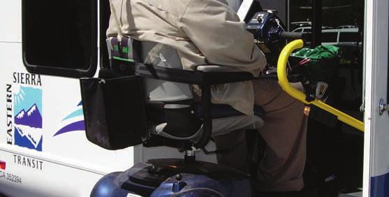 Passengers must insure that mobility devices are in good condition including, but not limited to, keeping the brakes in good