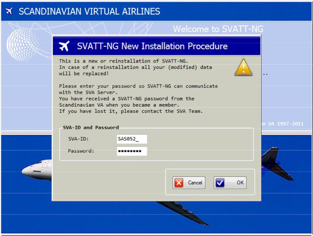 Running SVATT-NG for the first time After SVATT-NG and the prerequisites have been installed successfully on your system, you can start SVATT-NG by clicking the desktop icon, or using the link in the