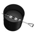 SP00171 SQUARE WALL TRIM COLLAR SINGLE WALL BLACK - 7'' DIA Fits around the pipe to give your job a great finishing touch.