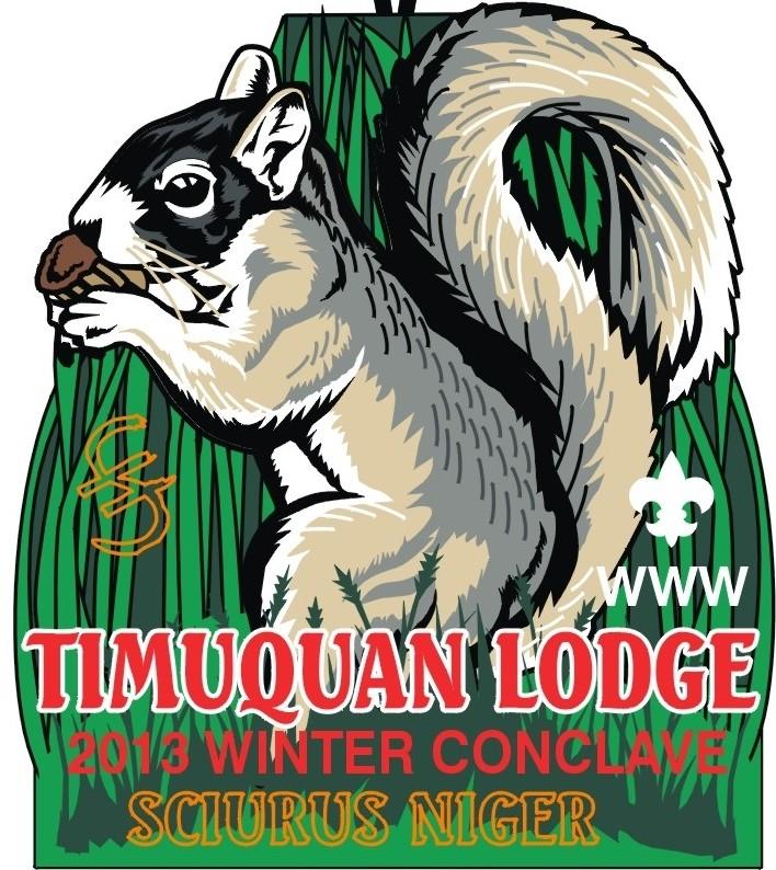 The Eagle The Official Publication of Timuquan Lodge Page 3 Registration Form Winter Conclave January 11-13, 2013 Camp Soule, Clearwater, FL Return with Payment to: Timuquan Lodge 340, West Central