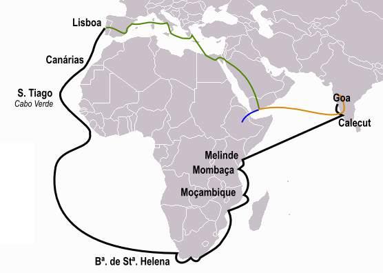 It would be difficult to sail east around Africa because the Portuguese now controlled many of the ports on that continent.