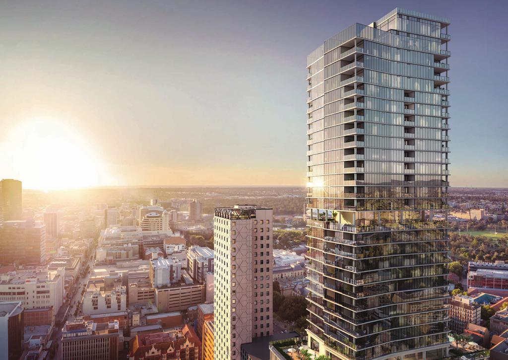 YOUR LIFE. YOUR CITY. YOUR HOME. Rising as a defining point in any view of town, Adelaidean stands at the very heart of a contemporary city.