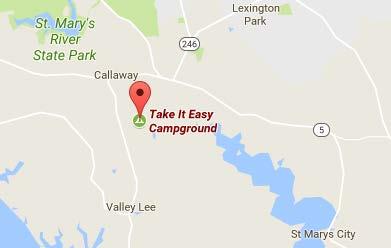 Callaway Take It Easy Campground Park #8866127 Partial sites. Lennie Creek Contact the park directly for driving directions.