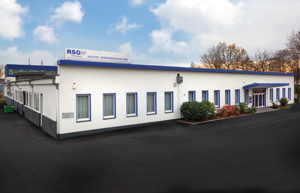 Company The family business RSG Rostfrei-Schneidwerkzeuge GmbH has constantly followed and optimised the quality ideals for the manufacture and processing of stainless steel products in Solingen for