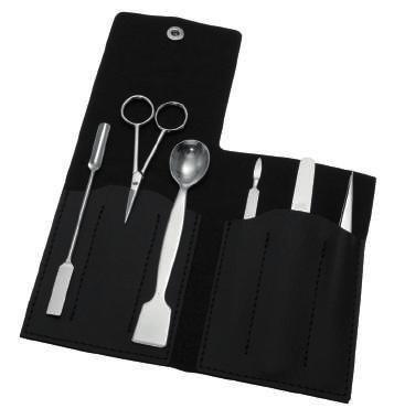 20 DISSECTING SET 6 parts or 12 parts filled, in pouch Dissecting / Microscopic dissecting sets / Sets Pouch 6 parts Pouch 12 parts* Content RANGE OF SPATULAS 7 parts filled, in a case with press