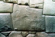The Inca Inca stone work made without mortar