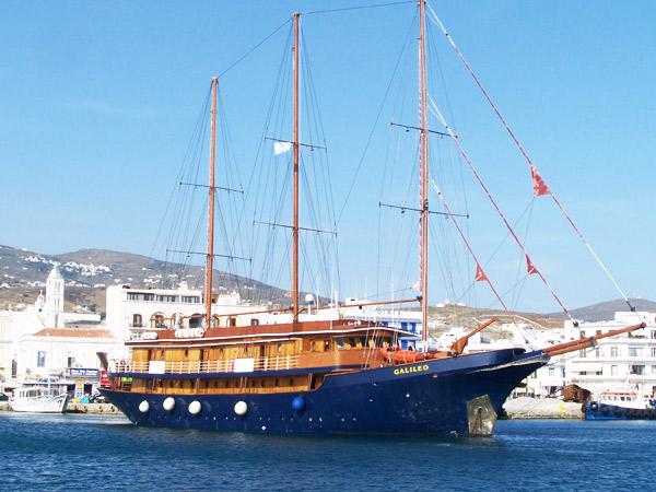 ACCOMMODATIONS M/S Galileo Renovated in 2016, the msgalileo cuts an impressive figure the charming steel-hull motor sailor primarily cruises under power with her three sails raised when the weather