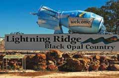 uncut black opals. This is Lightning Ridge.