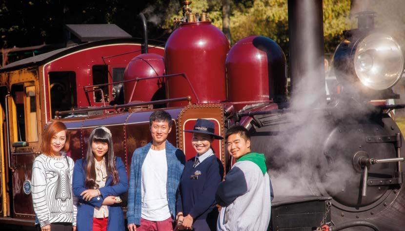 Healesville Wildlife & Puffing Billy 150 FULL DAY YARRA VALLEY, PUFFING BILLY & HEALESVILLE WILDLIFE SANCTUARY Ride the renowned Puffing Billy Steam Train as it winds its way through lush ferns and