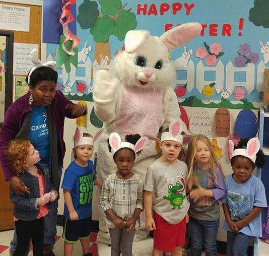 The children in Century visited the Century Rehabilitation Center, where they also enjoyed and Easter egg hunt.