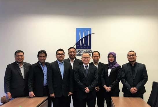 delegation of seven safety professionals from PT (Persero) Angkasa Pura I (AP1), Indonesia, on a courtesy visit last December.
