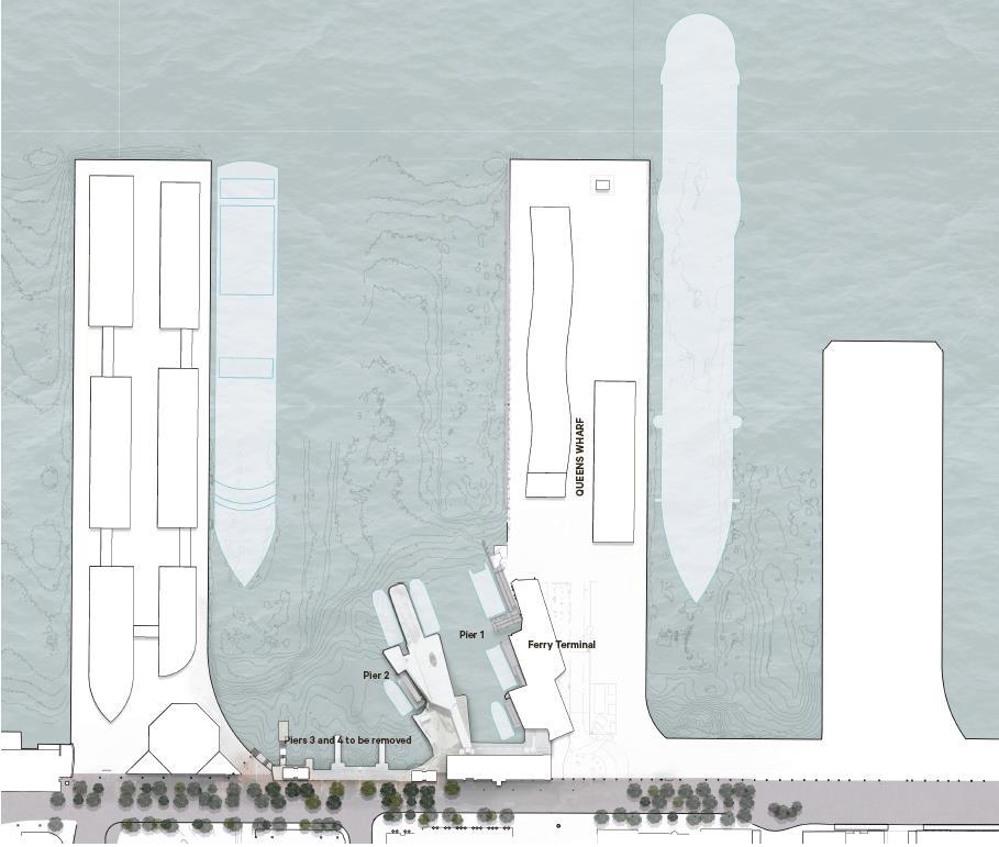 Integrated Transport Assessment 9 Figure 2: Existing Downtown Ferry Terminal Layout and Context 3.