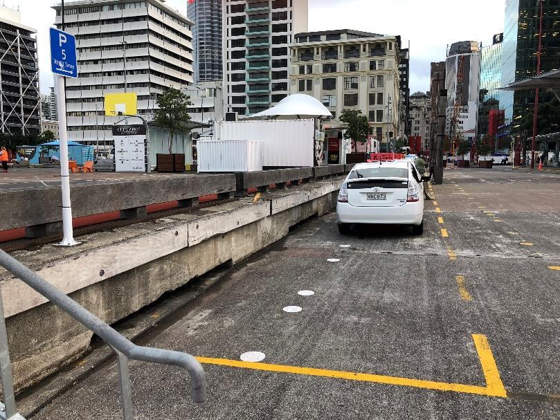Integrated Transport Assessment 23 Short Stay Drop Off/ Waiting Areas To the south of the loading zone on the western side, approximately five temporary spaces are available