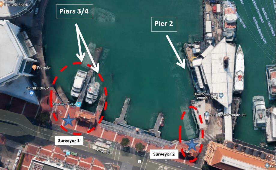 Downtown Ferry Basin Redevelopment - Stage 1 Integrated Transport Assessment Pedestrian Surveys Pedestrian surveys were conducted on Quay Street near the Ferry Terminal on Wednesday 28 March 2018 for