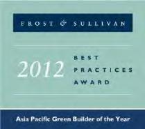 Asia Pacific Green Builder of the Year 2012 CDL was conferred the Asia Pacific Green Builder of the Year Award at the 2012 Frost
