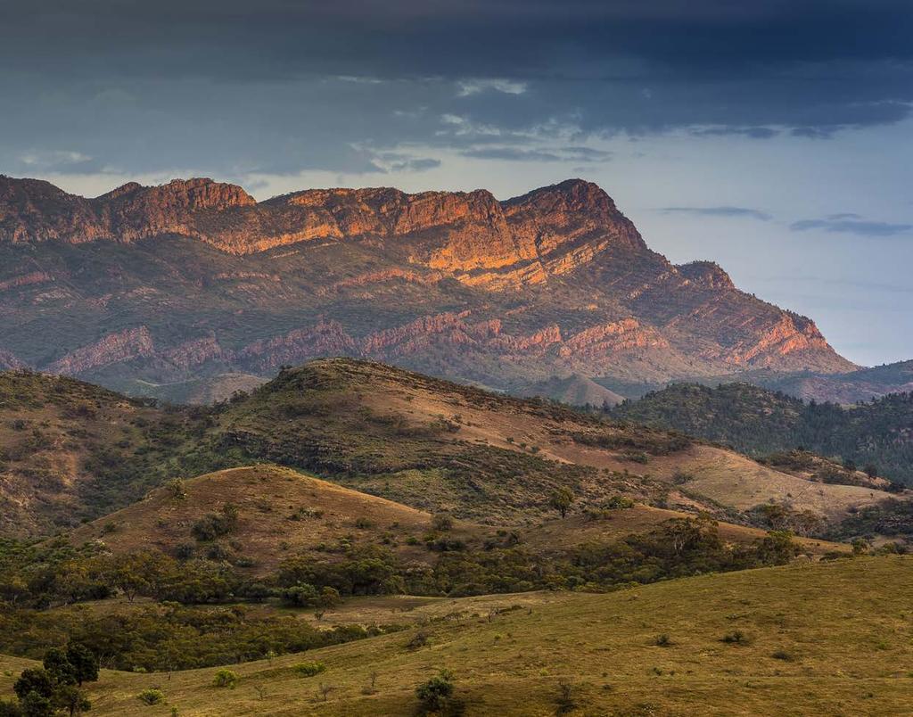 Arkaba An ancient landscape moulded by millions of years of geological activity, the Ikara-Flinders Ranges offers some of Australia s most striking outback scenery.