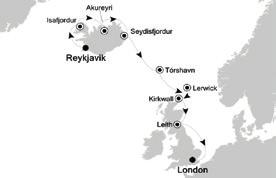 OUR SELECTION FOR YOU REYKJAVIK LONDON Departure 31. July 2019 11 Days 7.000 per Person* STOCKHOLM LONDON Departure 28. August 2019 11 Days 5.