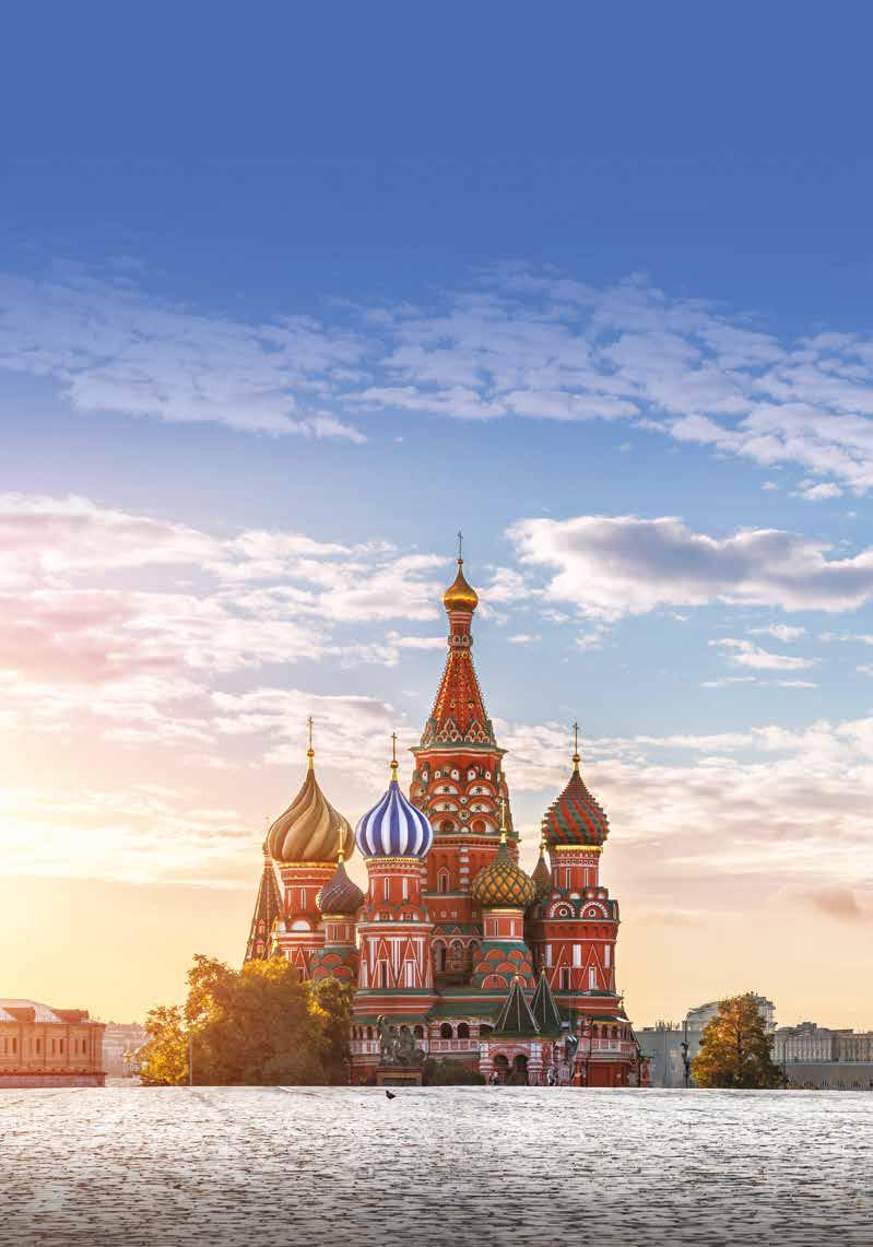 SPECIAL OFFER - SAVE UP TO THE GLORIES OF RUSSIA 400 PER PERSON A captivating river cruise linking St Petersburg and Moscow including