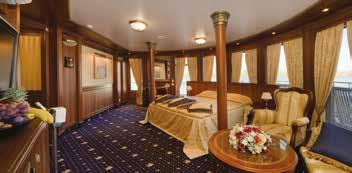 This elegant vessel has been totally rebuilt from a vessel that originally accommodated over 200 passengers and now accommodates just 100.