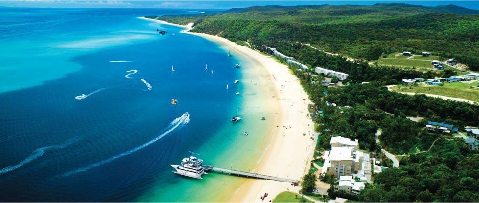A winning combination of crystal clear seas, white sand and untouched national parks, Tangalooma Resort on Moreton Island is a pristine wonderland waiting to be explored.