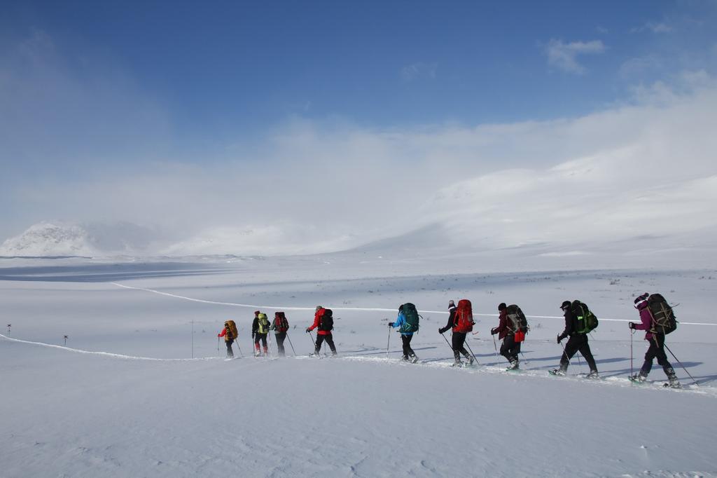 , SWEDEN Activity: Trip duration: Snowshoe Trekking 7 days in total Group size: No. of trekking days: Distance trekked: Dates: 5 days Approx.