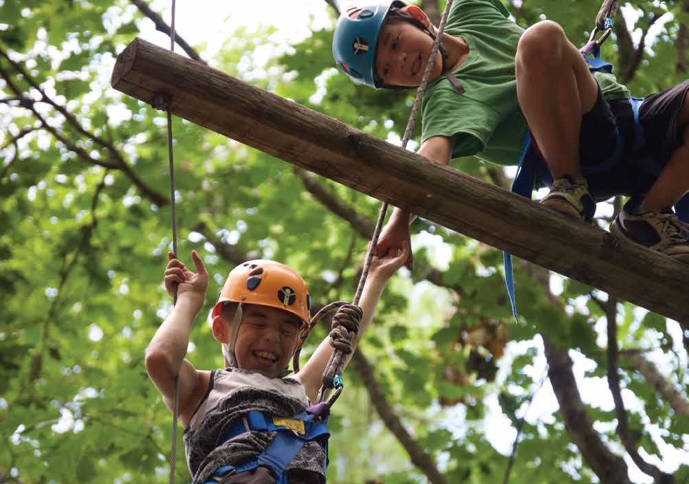 CONFIDENCE THROUGH COMPETENCE The Spaulding Program is based on the belief that a camper can grow and flourish if they are given the ability to succeed.