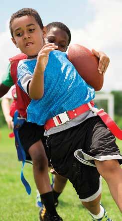 Introducing your child sports like flag football helps improve their cognitive skills, eye and hand coordination, and overall physical ability.