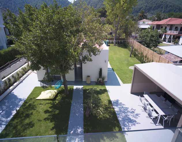 Mainland retreat This retreat comprises a two-storey main residence of 90 sqm connected to a garden studio (37sqm)