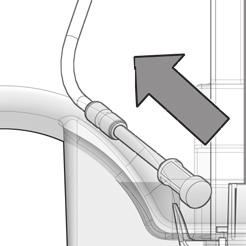 . Introducir el tubo solución detergente () en el orificio presente en el tanque solución (Fig.3).. Conectar el tubo del filtro de recuperación solución detergente () a la conexión rápida () (Fig.). Prestando atención a que el filtro de recuperación permanezca en el interior del tanque solución.
