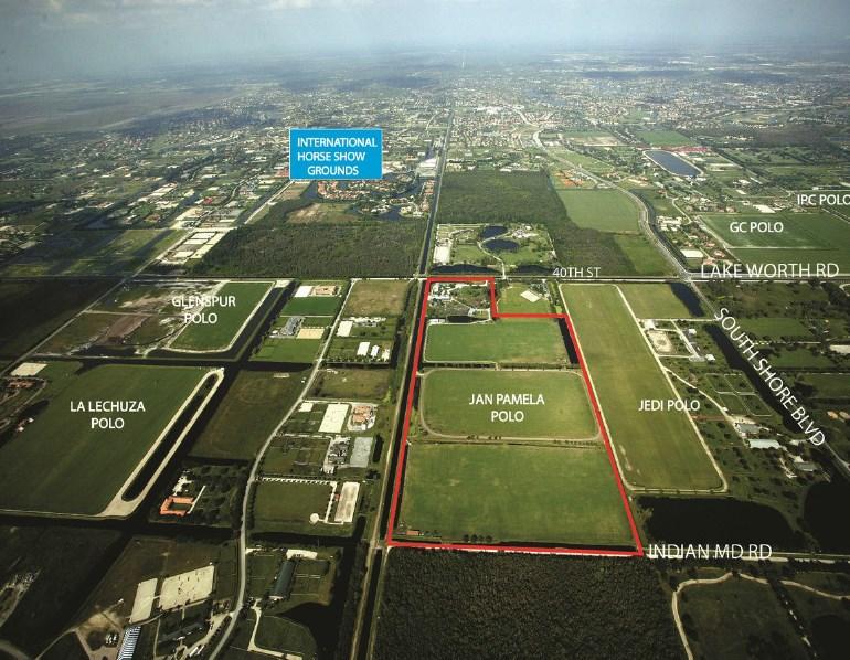 13850 Gracida St, Wellington, FL 33414 69 acre turn-key polo/equestrian facility with 3 tournament polo fields and stabling facilities for 63 stalls, paddocks