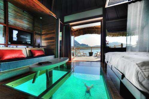 Overwater Bungalow 59 Bungalows King / Twin Size: 540 sq feet - Sofa - Bathtub & Shower separated - Terrace