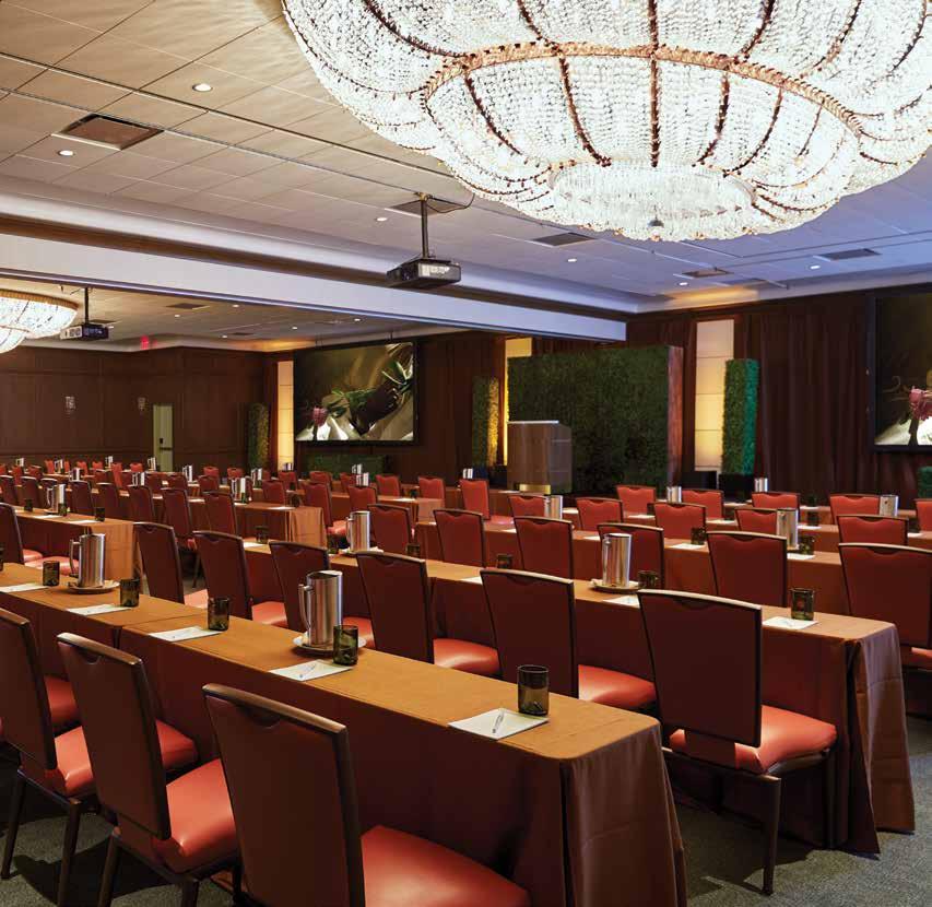 MEETING SPACE Meetings at Park MGM offer a fresh perspective while inspiring interaction, connection and collaboration with our highly flexible and dynamic design.