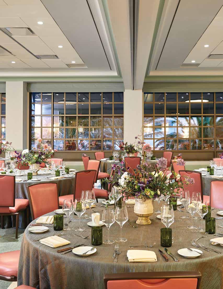 The Conference Center The Conference Center at Park MGM utilizes 60,000 square feet of indoor and outdoor space for groups of 10-500.