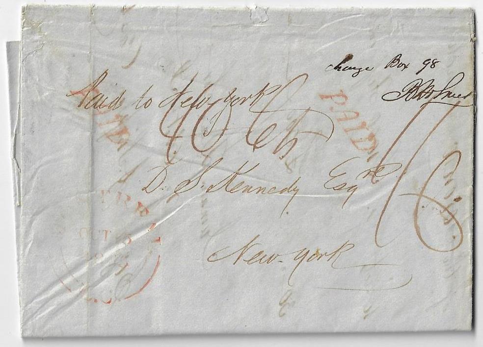 Thomas UC (Elgin) paid 9d to the border, 10 US collect from the