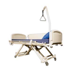 The ultra low height of 185mm (18.5cm) is the lowest height Acute Care bed available.