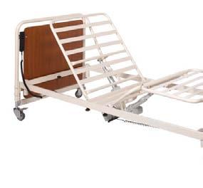 transporter unit Wooden side rails option Specifications Four section electrically profiling bed frame Four individual transportable sections complete with transporter brackets Handset control Four