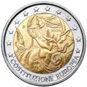 Commemorative Euro coin depicting Europa