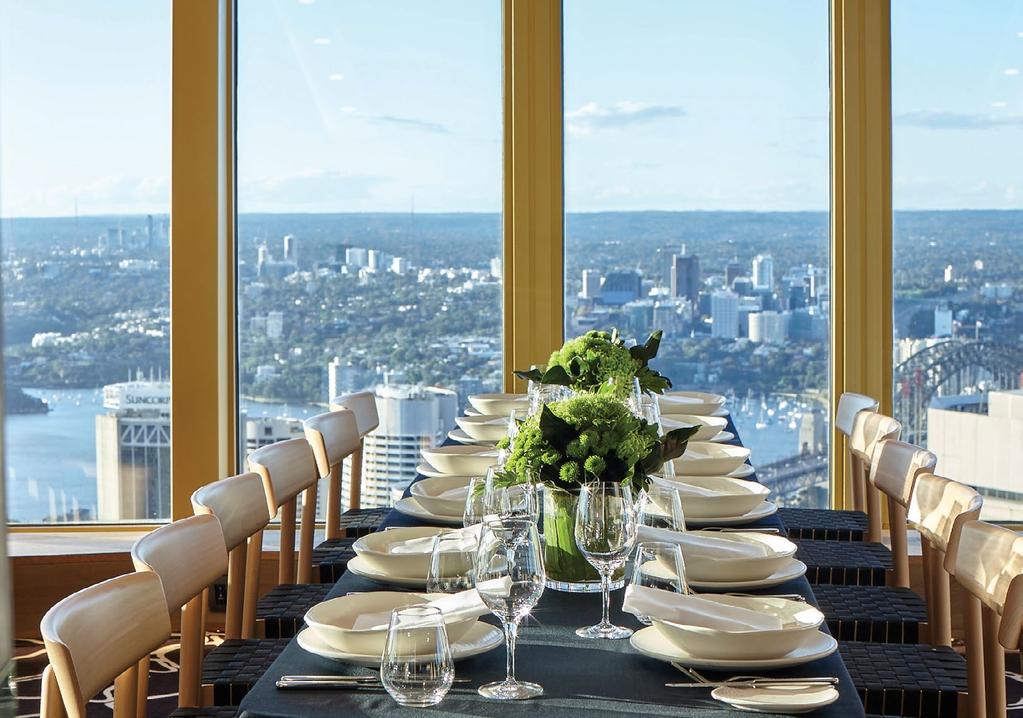 Situated amongst the clouds, STUDIO Sydney Tower is the city s highest and most iconic