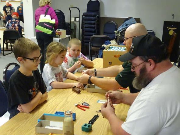 Youth Group Steve Brist For its January activity, the SCWD Youth Group took part in the annual Rail School.