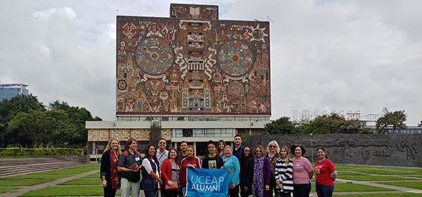 Featuring alumni news, student spotlights, upcoming events and volunteer opportunities. DECEMBER 2018 (UCEAP Alumni in front of the UNAM Library) UC Alumni Celebrate 50 Years of Exchange!