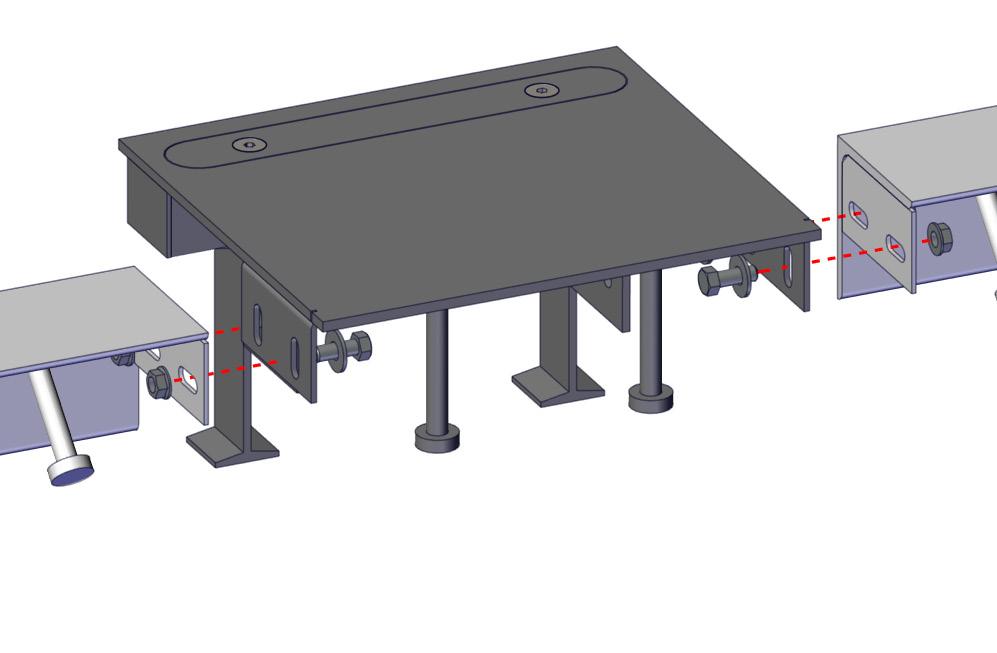XI. Single Base Plate Embedded Mullion Receiver Installation NOTICE Only use Approved for Construction Drawings. Single Base Plate Embedded Mullion Receiver STEP 1.